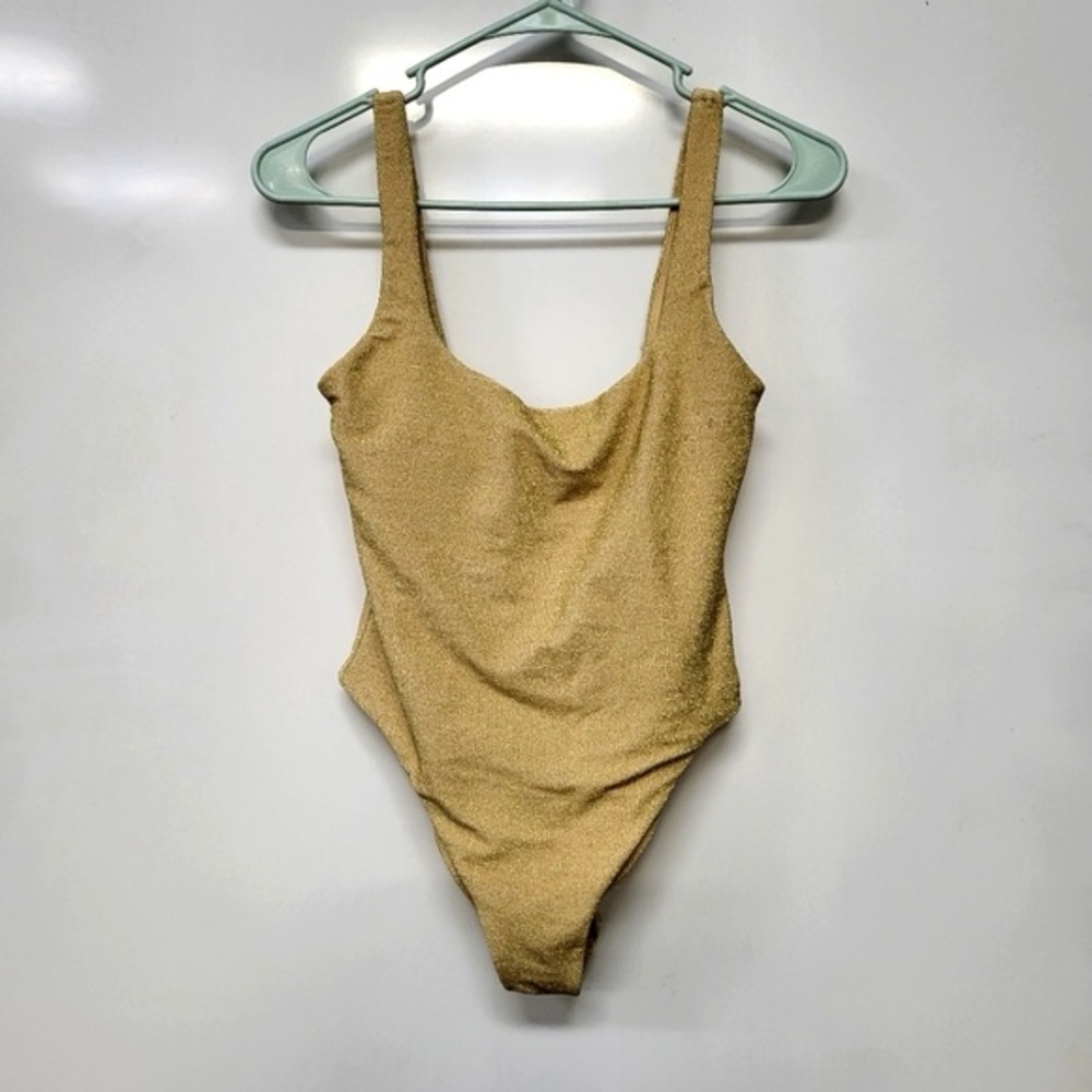 Aerie Gold Women's One Piece Swimsuit